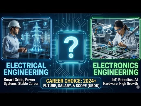 Electronics vs Electrical Engineering: Which is Better for Your Career? Urdu/Hindi