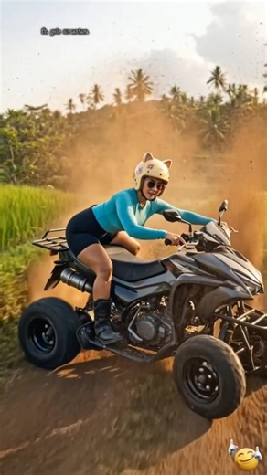 Transformation Yamaha aerox modify to atv style offroad #creator #ai #modification