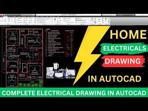 Autocad Electrical House wiringTutorial Electrical wiring Installation House
