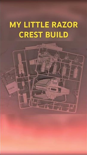 A Bandai Razor Crest Model #starwars