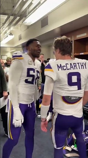 J.J. McCarthy is HYPE after Win Over Lions 😤