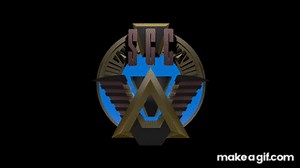 Stargate Command 3D SGC Spinning Logo Animation on Make a GIF