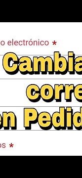 Odali Predicador - How to change your email in PedidosYa 2023