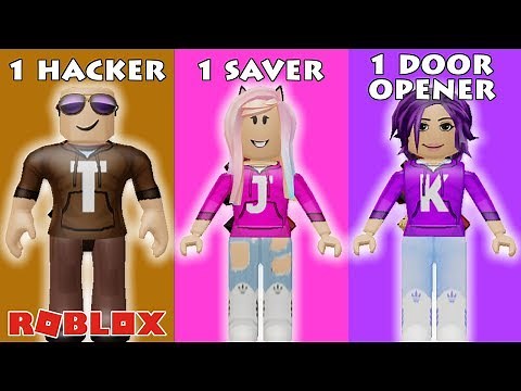 1 HACKER, 1 SAVER, 1 DOOR OPENER CHALLENGE! / Roblox: Flee the Facility