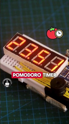 Arduino Project - Pomodoro Timer 🕒 #arduinoproject #diyelectronics #electronics