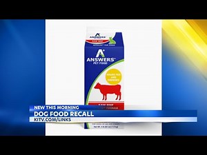 DOH recalls certain raw dog food for possible salmonella & listeria contamination
