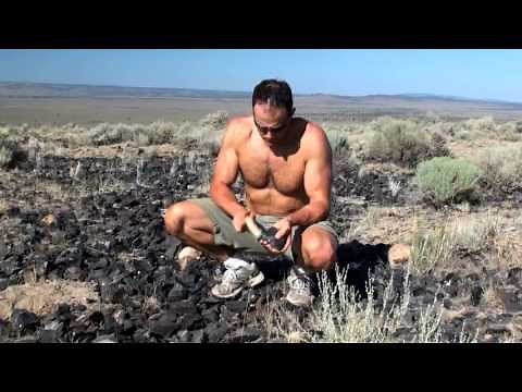 Collecting Obsidian & Primitive Archery Rabbit Hunt in Oregon (HD)