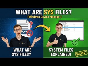 What are SYS Files? (Windows Device Manager)
