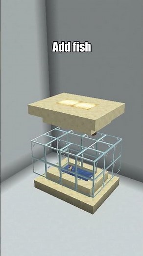 Minecraft Aquarium Build Tutorial | Quick & Easy Fish Tank Design
