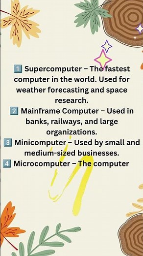 Types of Computers