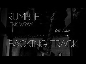 Guitar Backing Track - Rumble - Link Wray Cover