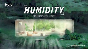 🌈Experience ultimate ☁️comfort with our AC featuring Precise dehumidification technology. Enjoy a perfectly balanced, soothing environment with precise humidity control. To know more: https://www.haier.com/bd/air-conditioners/ #Haier #HaierAC #haierbangladesh #inverter #InverterAC | Haier