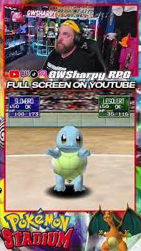 SURFING SLOWBRO! POKEMON STADIUM N64 PLAYTHROUGH #POKEMON #POKEMONSTADIUM #N64