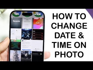 How To Add/Edit Date & Time Stamps On iPhone Photos! (2024)
