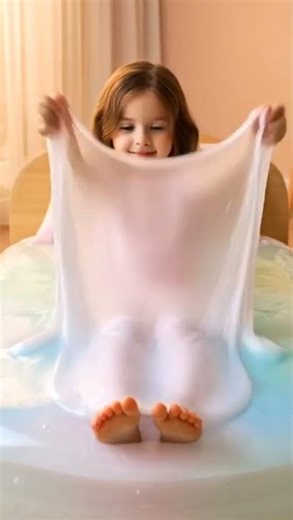 Satisfying Slime Bed You Can’t Stop Watching 💚”