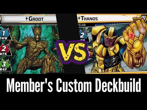 GROOT vs THANOS (Expert) Marvel Champions Playthrough | Ready for a Fight