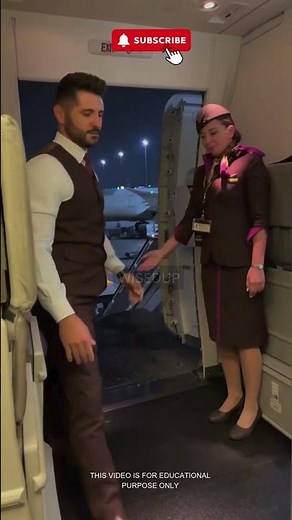 How to close and open airplane doors