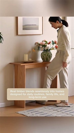 Solid Wood Console Table for Entryways, Hallways, and Stylish Small Spaces #table #console #sofa