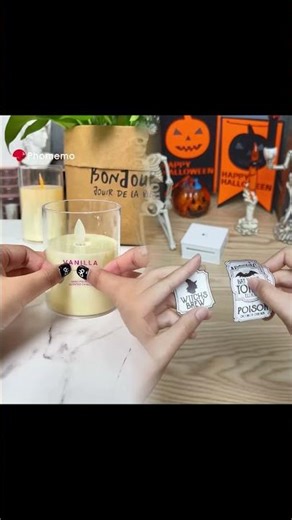 Print candle labels with Phomemo M110 label maker! #phomemo #label