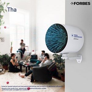 Presenting the Forbes Coronaguard powered by SHYCOCAN. A device that protects you from Corona family of viruses in closed spaces. Check out the product by visiting the link below. Link - https://bit.ly/3jILj4T #StayProtectedStaySafe | Eureka Forbes