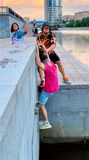 726K views · 5K reactions | Pretended to Be a Falling Blind Man Prank: Unexpected Reaction﫣 Would You Help? #thekiryalife #prank #funny | Kirya Kolesnikov | Facebook