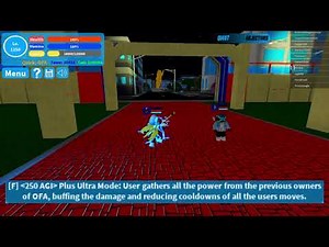 ONE FOR ALL SHOWCASE | BOKU NO ROBLOX | ROBLOX