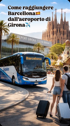 Barcellona Inside | Publi - Come raggiungere Barcellona dall’aeroporto di Girona✈️ Atterri a Girona e devi arrivare a Barcellona? La soluzione più semplice è... | Instagram