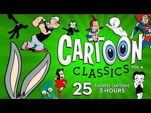 3 HOURS OF CLASSIC CARTOONS VOL. 4 (1991) | BUGS BUNNY, POPEYE, BETTY BOOP, CASPER