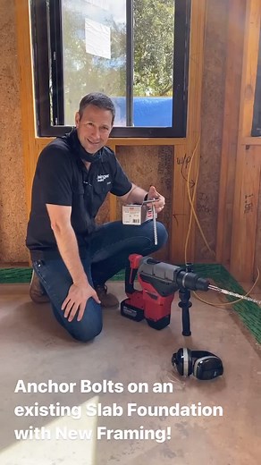 Concrete Slab Remodel: Anchors and Simpson Titen HD Screws
