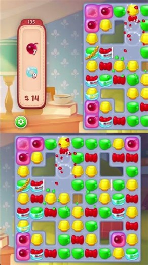 Homescapes Gameplay Walkthrough | Levels 135 | Android Match-3 Puzzle Gam #mobilegaming #games