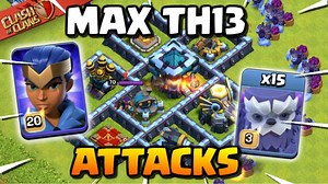 62K views · 55 shares | Max TH13 Attacks and Gameplay featuring the New Troop and New Hero; the Yeti and Royal Champion in Clash of Clans. | Judo Sloth Gaming | Facebook
