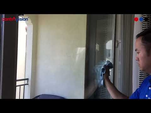 How to install privacy window film with Contra Vision