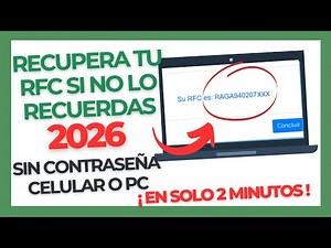 I forgot my RFC 😱 | 3 ways to find your RFC on the SAT website