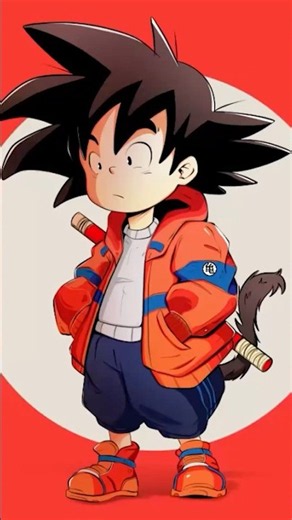 Kid Goku gets a Modern Redesign ⚡🔥 #dragonball #kidgoku #anime