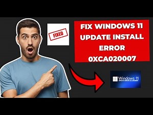 Fix Windows 11 Update Install Error 0xca0200071