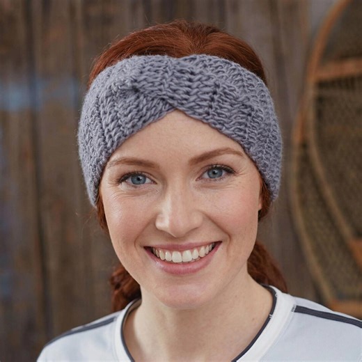 Chunky Twisted Headband Crochet Pattern | Knotted Ear Warmer Tutorial (PDF) - Etsy
