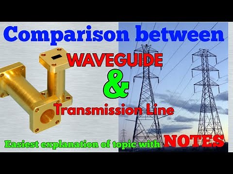 Comparison between Waveguide and Two wire transmission line || Graduation Physics topics