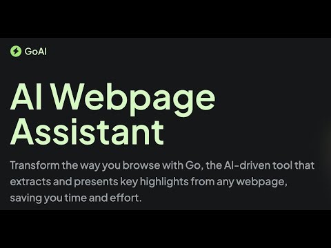 GoAI Introduction and Instruction