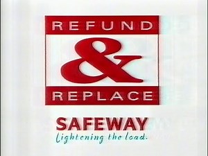 Safeway Advert - Refund & Replace (1995)