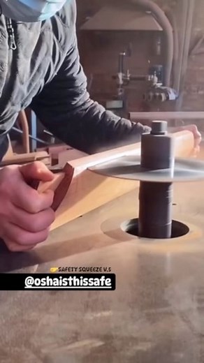 🫸LOST A PINKY JUST WATCHING • 🤛SAFETY SQUEEZE V.5 • 🔋POWER TOOL SAFETY - TABLE SAWS: Table Saws ARE Power Tools that are Woodworking Tools with Circular Saw Blade mounted on an Arbor and powered by an electric motor. • ☠️Table Saws CAN be Dangerous WHEN improperly Used. • 👨‍🏫Workers SHOULD be Trained in the Use of ALL Power Tools - AND to understand the POTENTIAL Hazards as well as the Safety Precautions to PREVENT those Hazards. • 🪄PUSH STICK: USE a Push Stick OR Block to guide material t