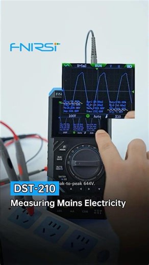 FNIRSI DST-210 Oscilloscope Guide | How to Measure Mains & Crystals Safely!