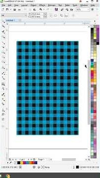 How to create checker fabric pattern #pattern #checkers #patterncreation #coreldraw #graphicdesgin