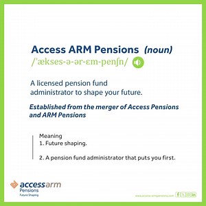 In case you were wondering how to pronounce Access ARM Pensions, now you know😌. #AccessARMPensions #FutureShaping | Access ARM Pensions