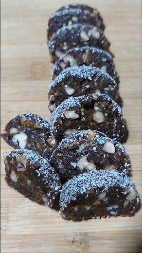 5-Minutes No Bake Date & Nut Rolls #DateRolls#NoBakeDessert
