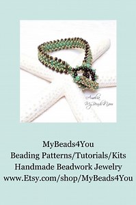 Bracelet Beading Tutorial Patterns, DIY Bracelet With Toggle Clasp, Seed Bead Flat Spiral Pattern, Jewelry Making Supplies , DIY Gift Ideas - Etsy
