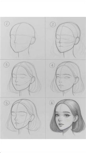 Face tutorial #shortvideo #tutorial #sketch #youtubeshorts #drawing #viralvideo #artandcraft