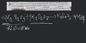 \mathrm{S}{2} \mathrm{O}{3}^{2-} ion is oxidized by \mathrm{S}{... | Filo