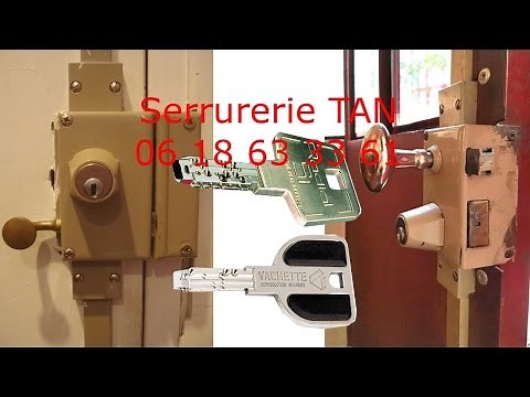 Serrure Vachette Multlock - tutoriel comment changer un cylindre vachette multlock