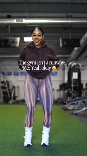 Miss Ikonic on Instagram: "The gym is definitely my runway! 😏👇🏾"