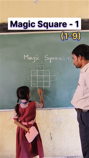 Magic Square ⬛ | Math magic | Teacher Innovation Ideas | Creative teaching #magic #mathideas #puzzle